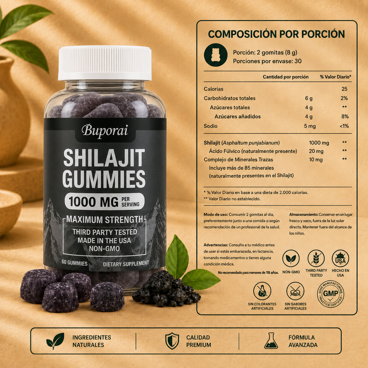 Shilajit Gomitas