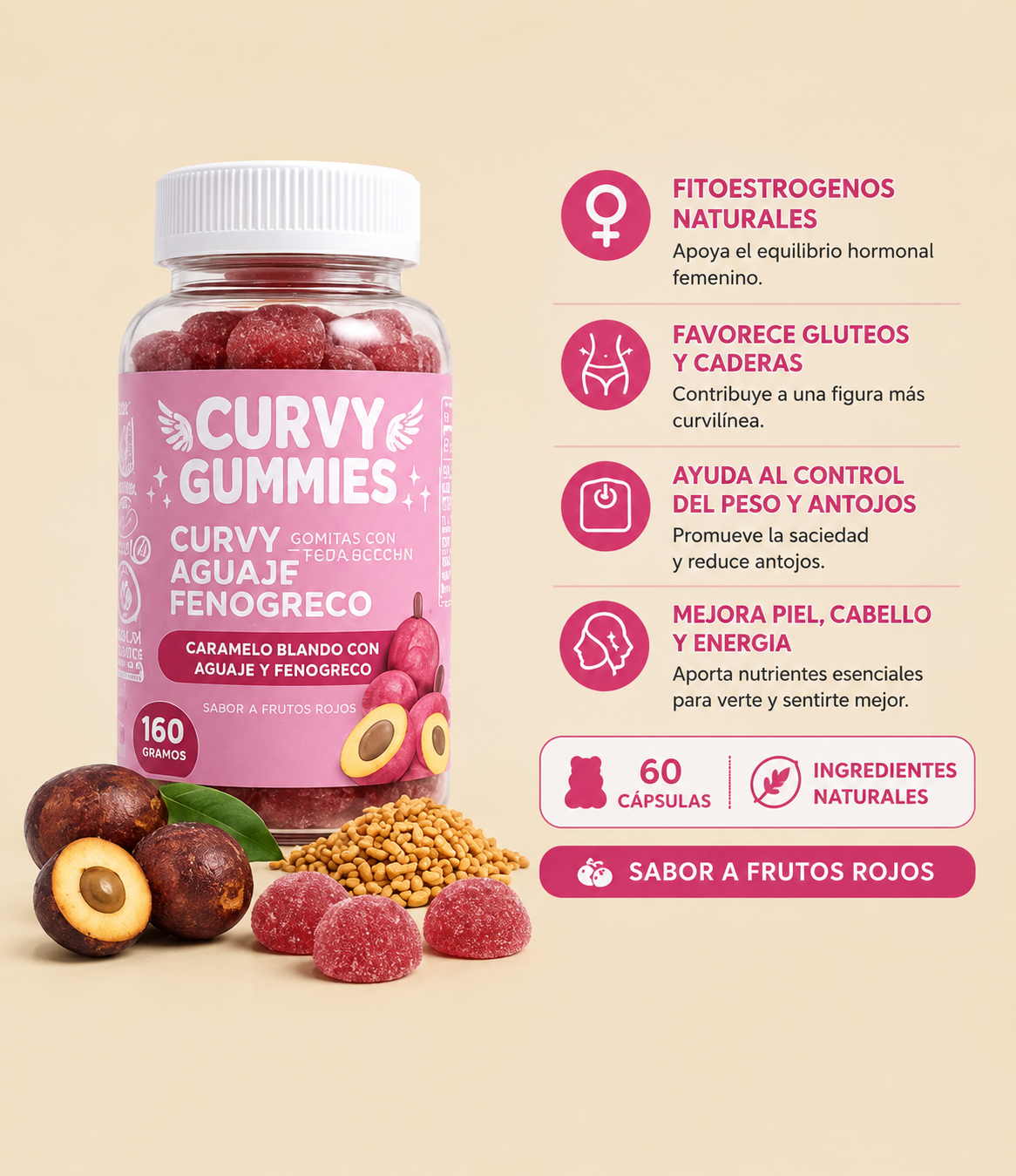 Curvy Gummies | Aguaje + Fenogreco