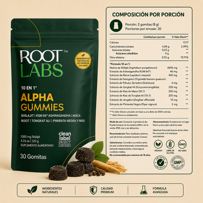Alpha Gummies | Fórmula 10 en 1