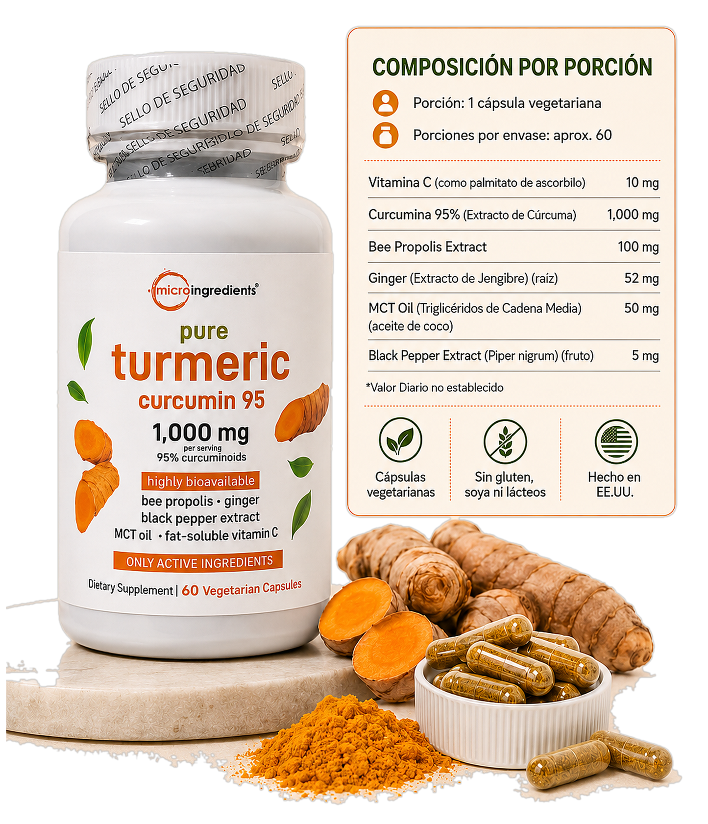 Curcumina 95% | 1000 mg